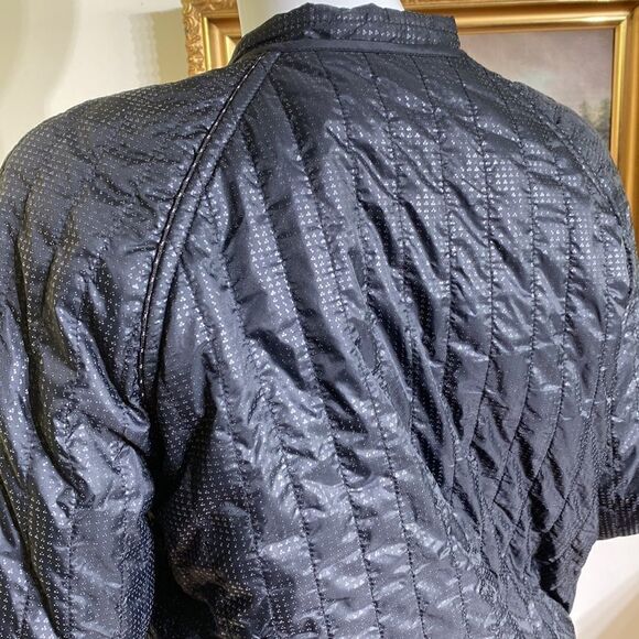 Kit and Ace Keep Pedalling Reversible Light Quilted Nylon Bomber Jacket - Picture 9 of 17